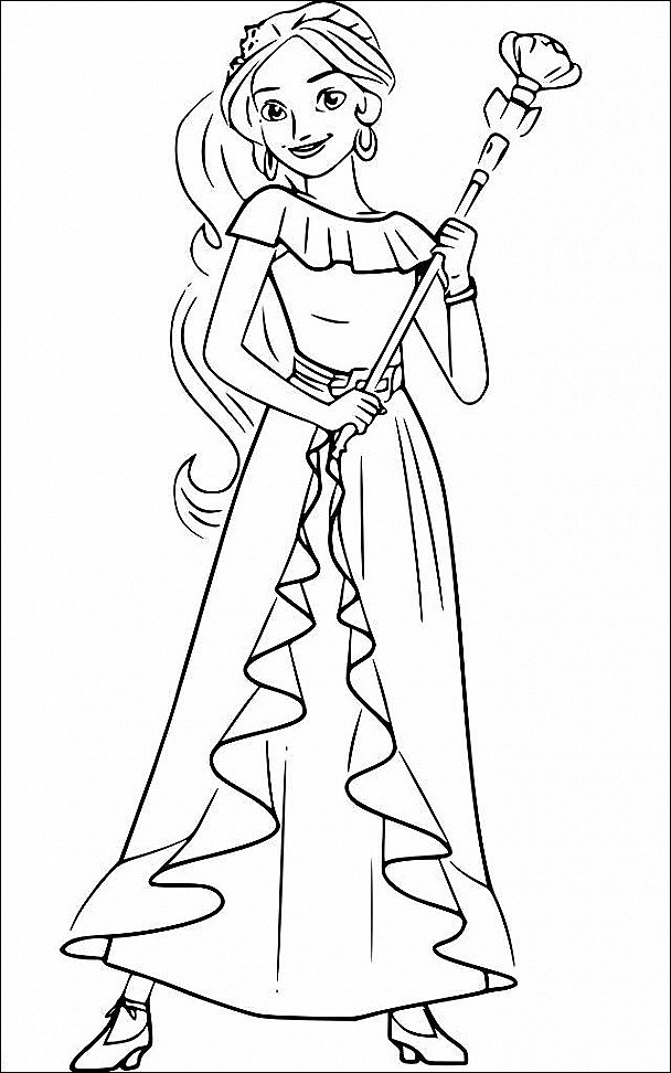 Elena Von Avalor Ausmalbilder
 Princess Elena Avalor Coloring Pages Free Coloring