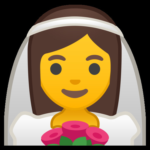 Emoji Hochzeit
 Mariée Avec Voile Emoji
