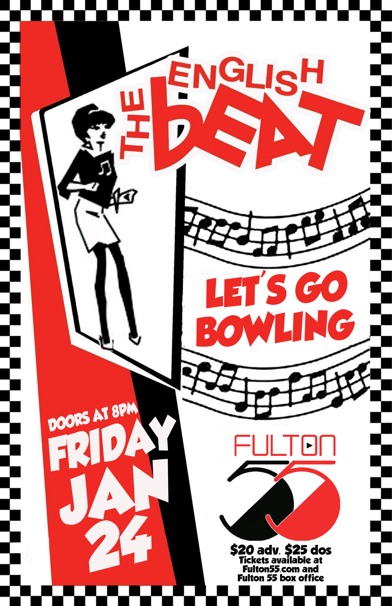 Englisch Bett
 Fulton 55 The English Beat Let’s Go Bowling – Tickets