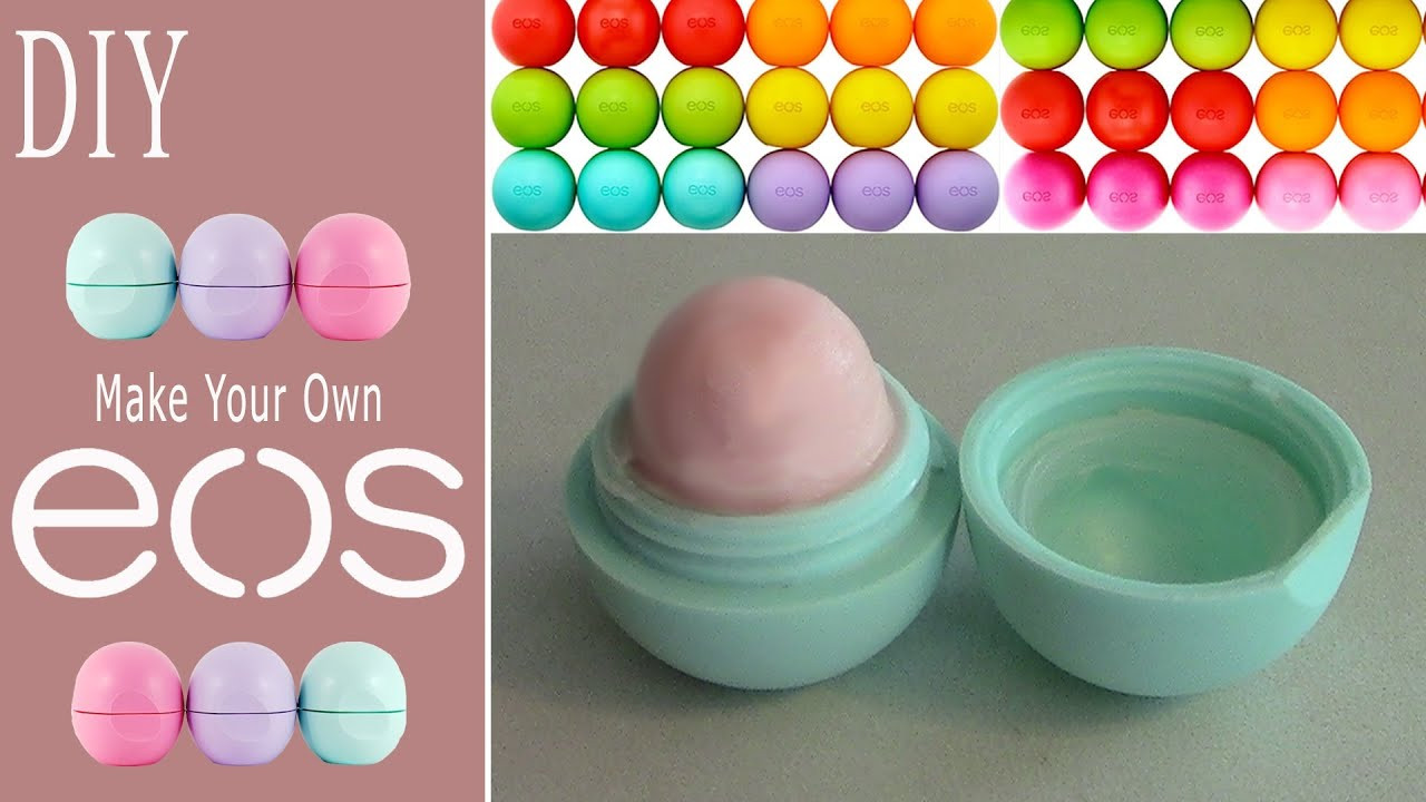 Eos Diy
 DIY Make Your Own EOS Lip Balm Recycle Old EOS