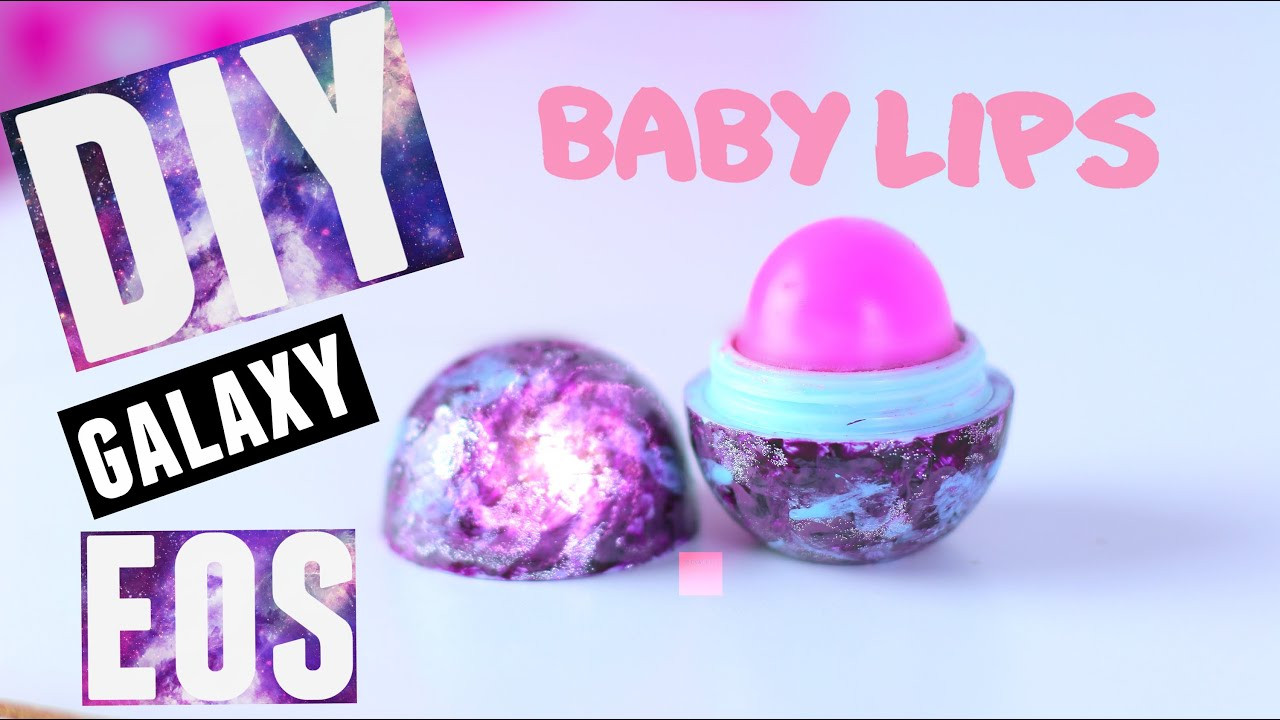 Eos Diy
 DIY GALAXY EOS LIP BALM with BABY LIPS PINK PUNCH