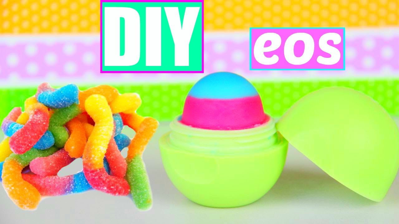 Eos Diy
 DIY EOS out of Gummy Worms Make lip balm out of Candy