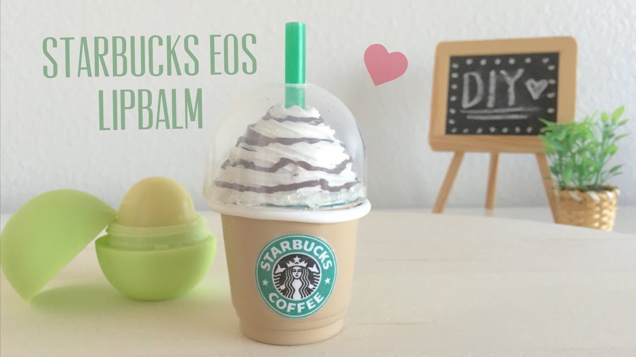 Eos Diy
 DIY Starbucks EOS Lip balm Container