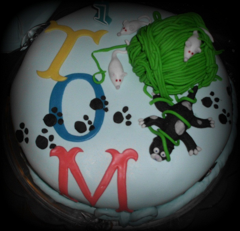 Erste Geburtstagstorte
 Geburtstag Kinder Die erste Geburtstagstorte für meinen Sohn