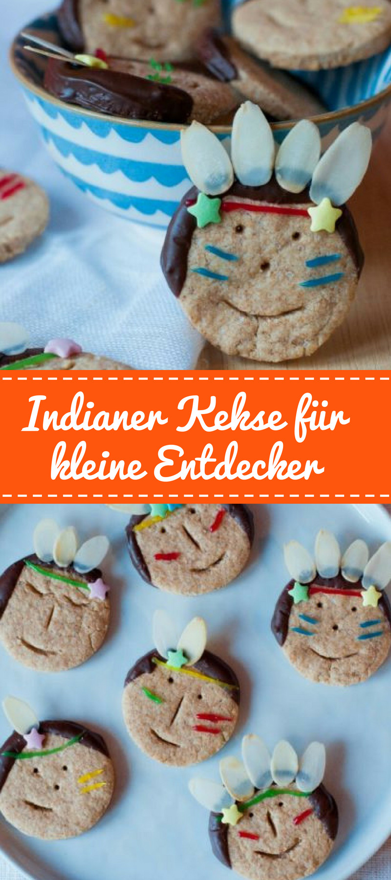 Essen Für Geburtstagsparty
 Indianer Kekse für kleine Entdecker Indianer