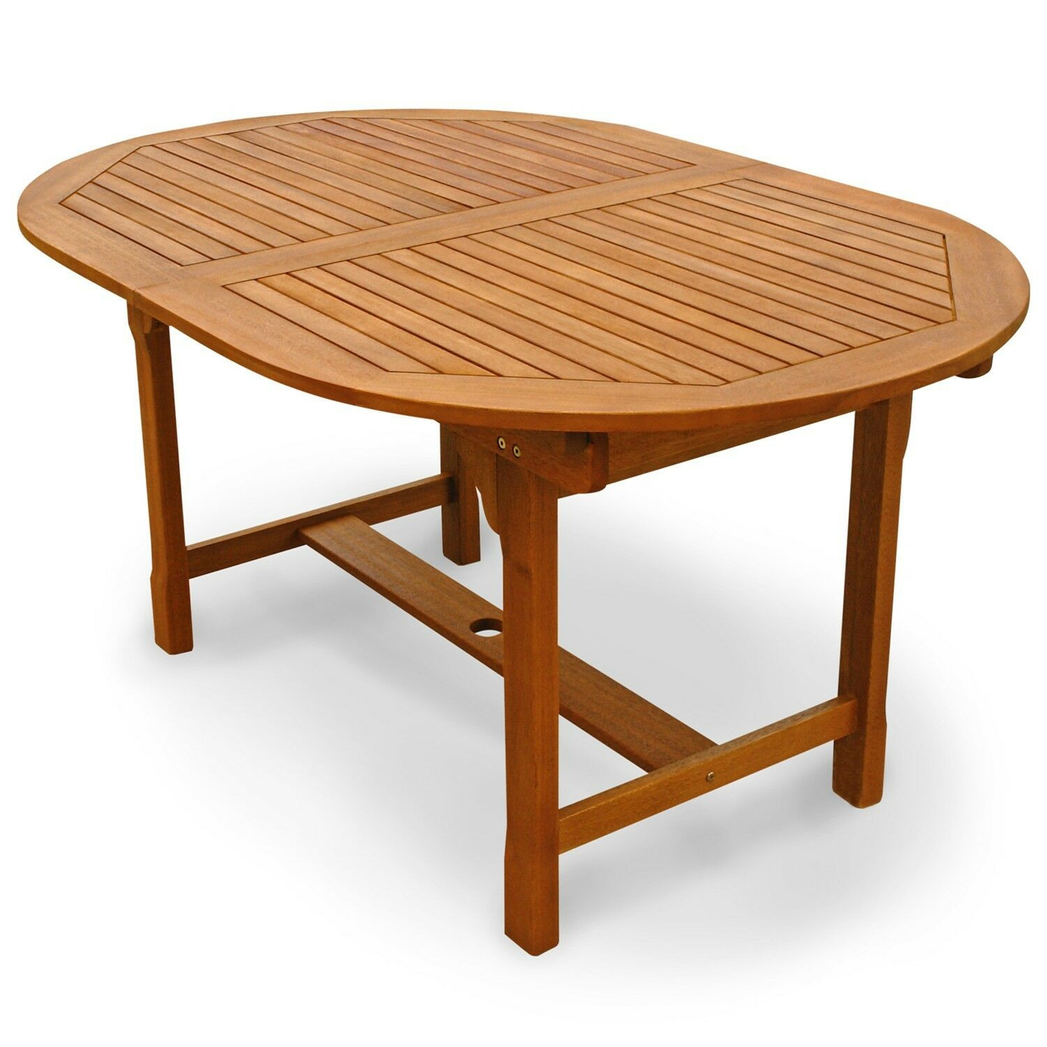 Esstisch Oval Ausziehbar
 GARTENTISCH ESSTISCH AUS Holz oval ausziehbar EUR 199