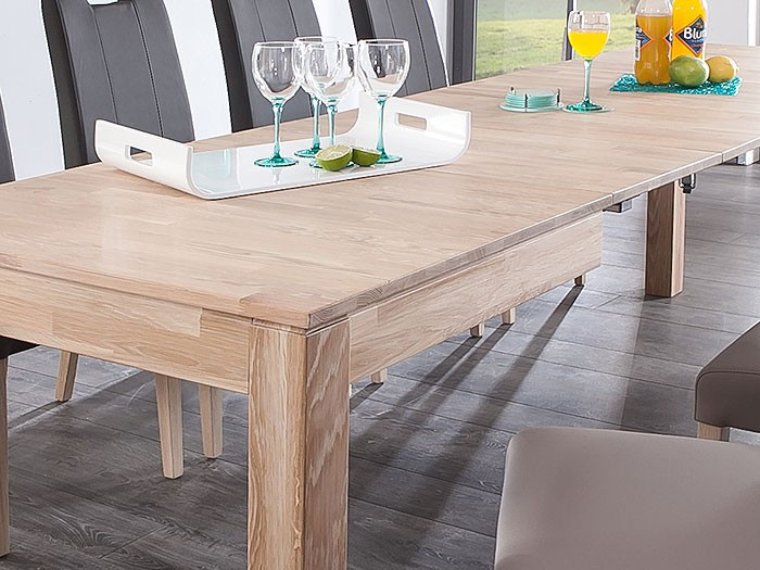 Esstisch Sonoma Eiche
 Esstisch Holztisch 140 260 x80x77cm Eiche sonoma lackiert