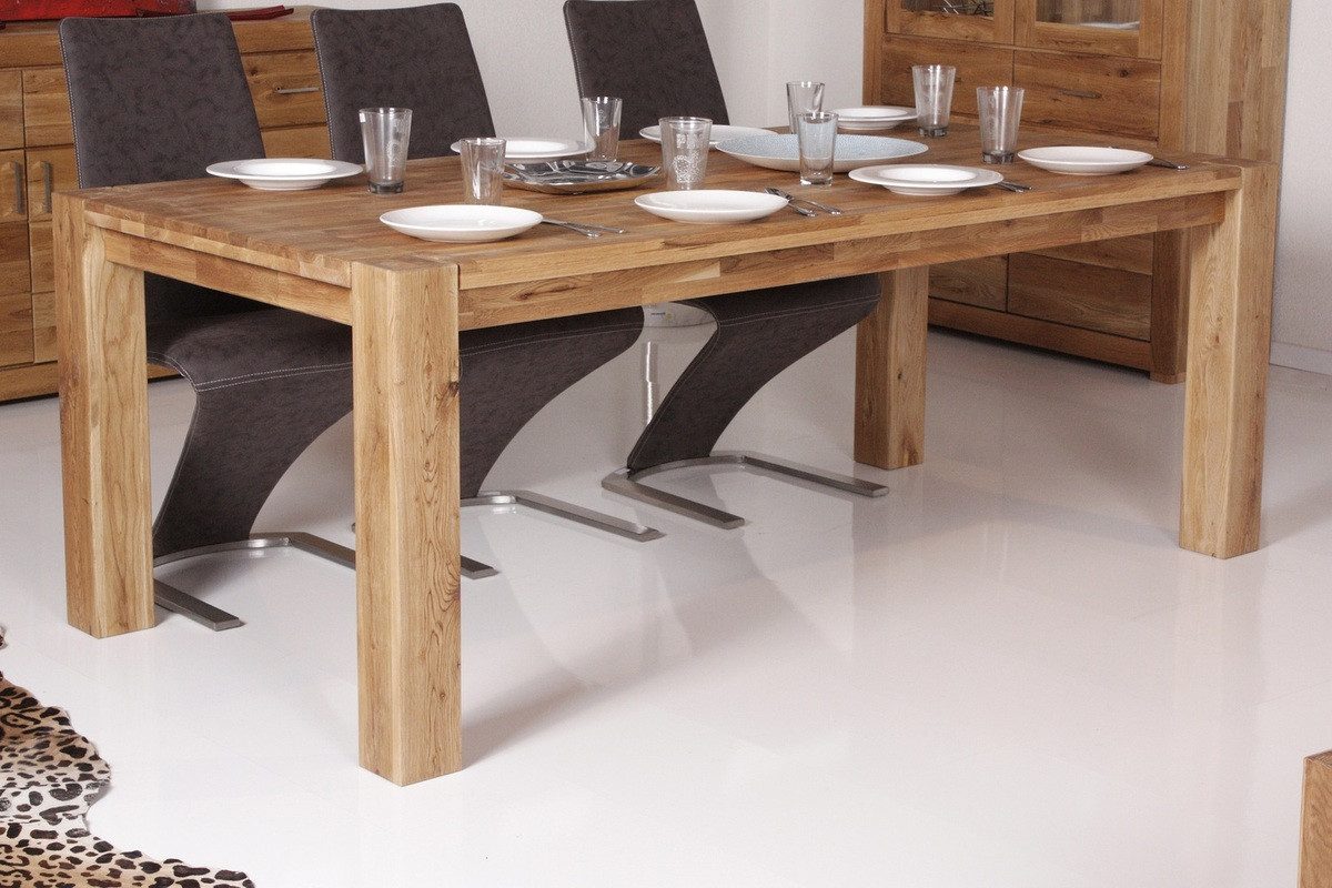 Esstisch Wildeiche
 DETONA Esstisch Wildeiche massiv 160x90