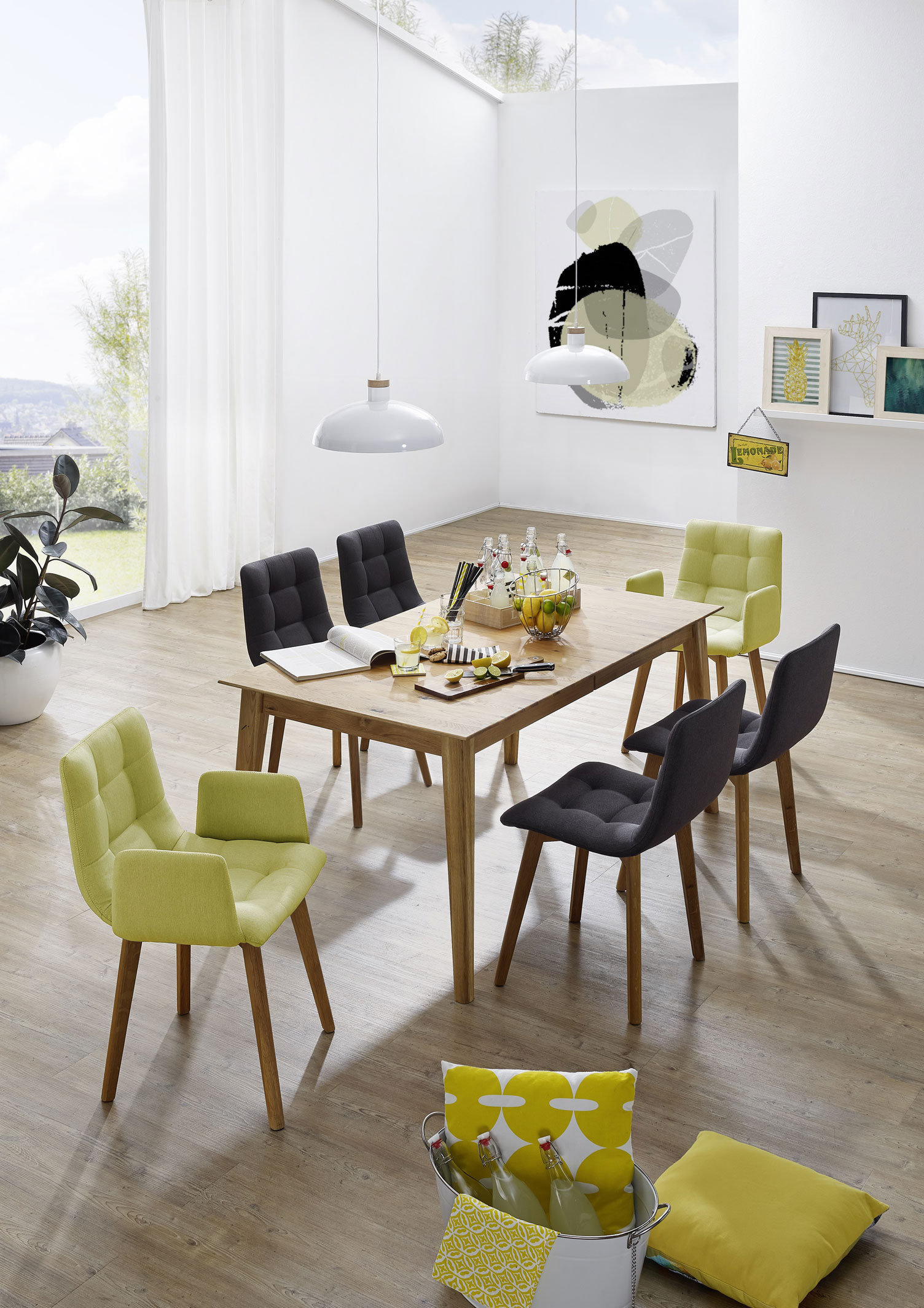 Esstisch Wildeiche
 MERLIN Esstisch Wildeiche geölt 160 x 90 cm