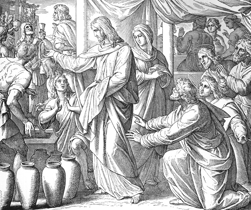 Evangelium Hochzeit
 DIE BIBEL IN BILDERN Julius Schnorr von Carolsfeld