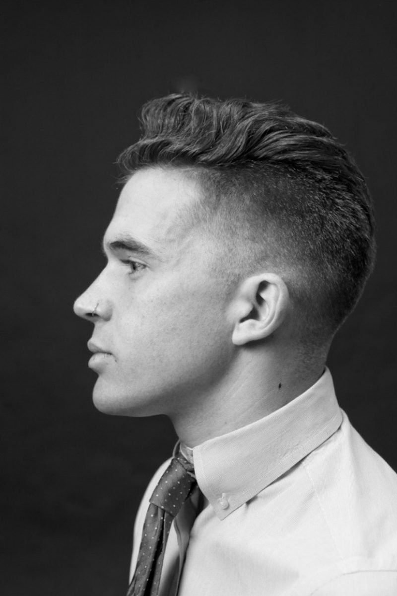 Fade Haarschnitt
 Moderne Männerfrisuren 2018 – Ideen für kurzes und