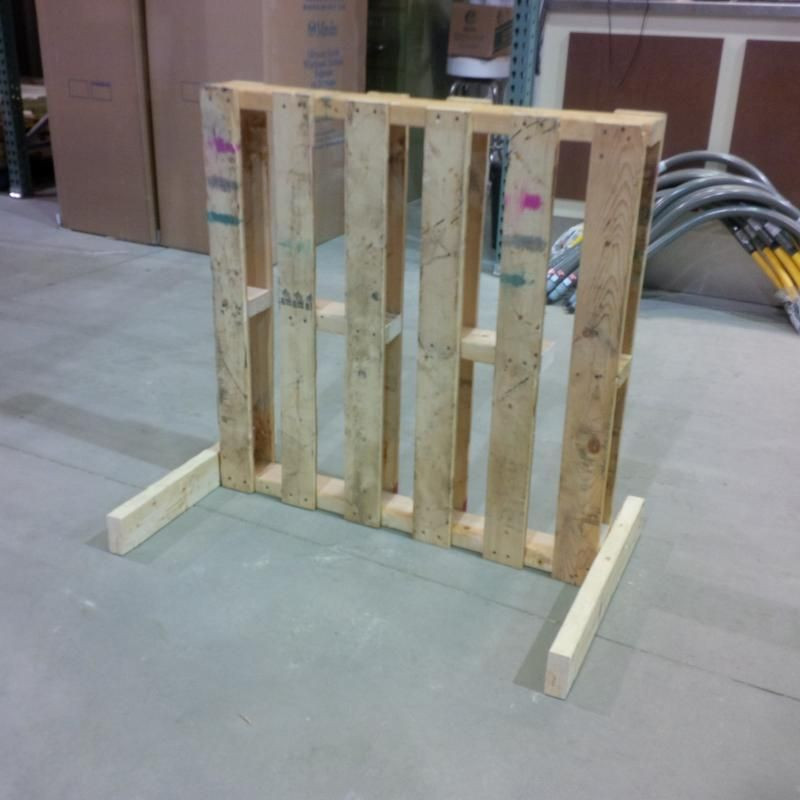 Fahrradständer Diy
 a simple pallet bike rack that i made at work …