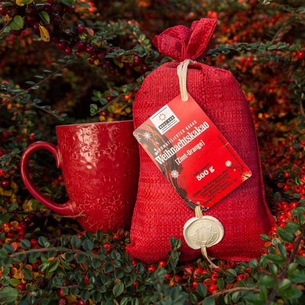 Fairtrade Geschenke
 fairtrade Geschenke Kakao Set mit Tasse Weihnachten