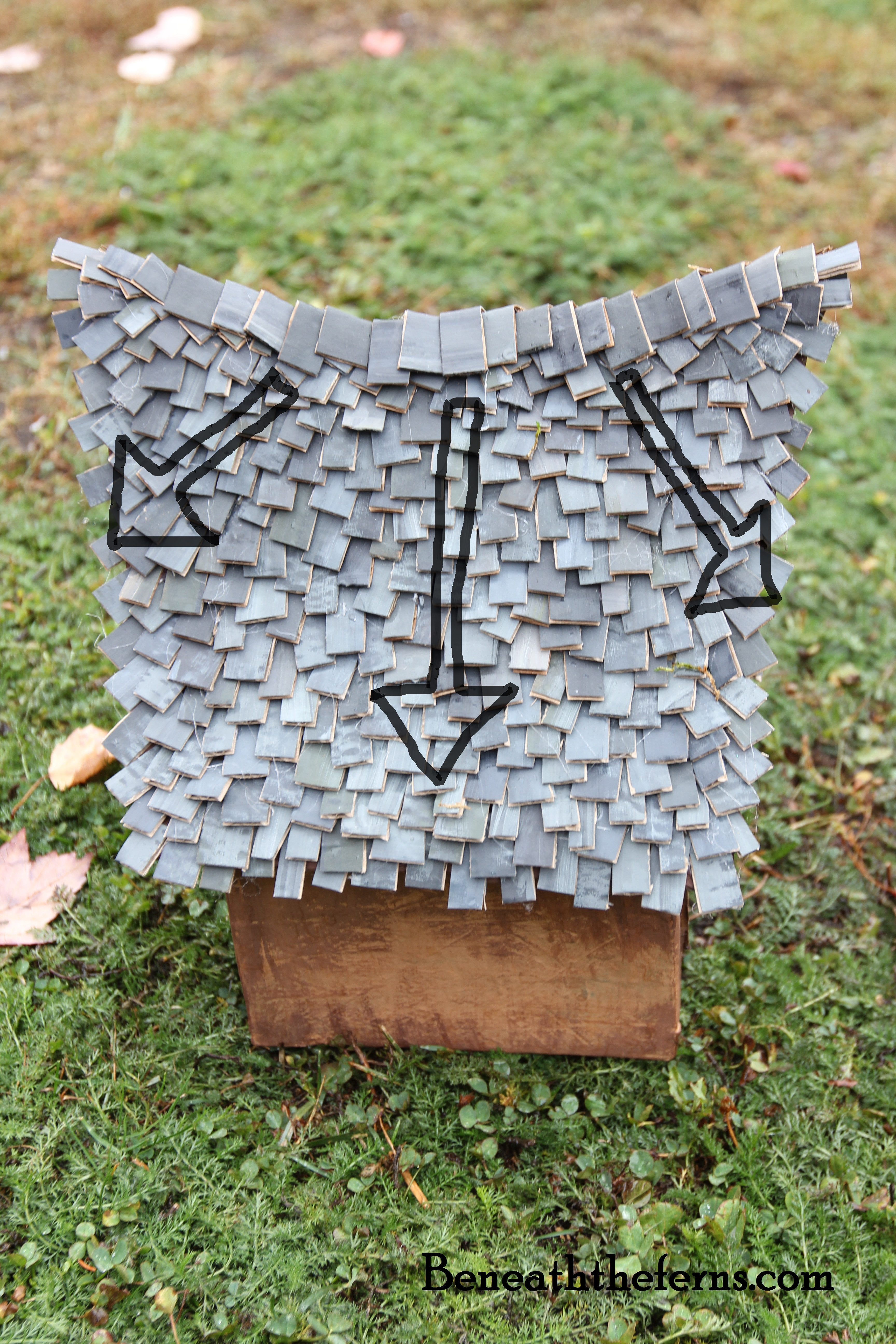 Fairy House Diy
 How to make a fairy house roof with shingles