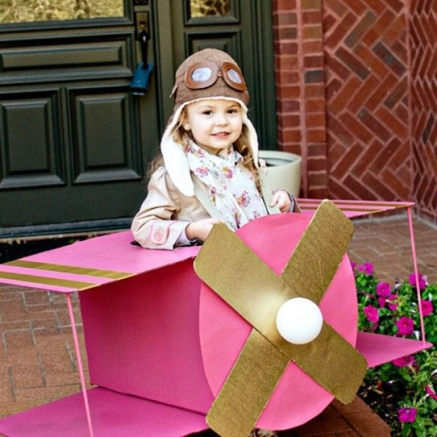 Faschingskostüme Diy
 DIY Faschingskostüme für Kinder Segelflugzeug aus Karton
