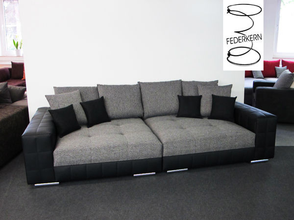 Federkern Sofa
 Big Sofa Style Mega XXL Couch Schlafsofa Federkern Made