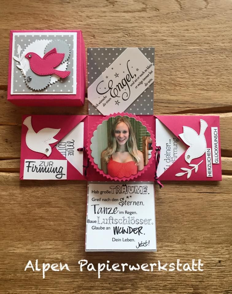 Firmung Geschenke
 Explosionsbox zur Firmung von Melanie