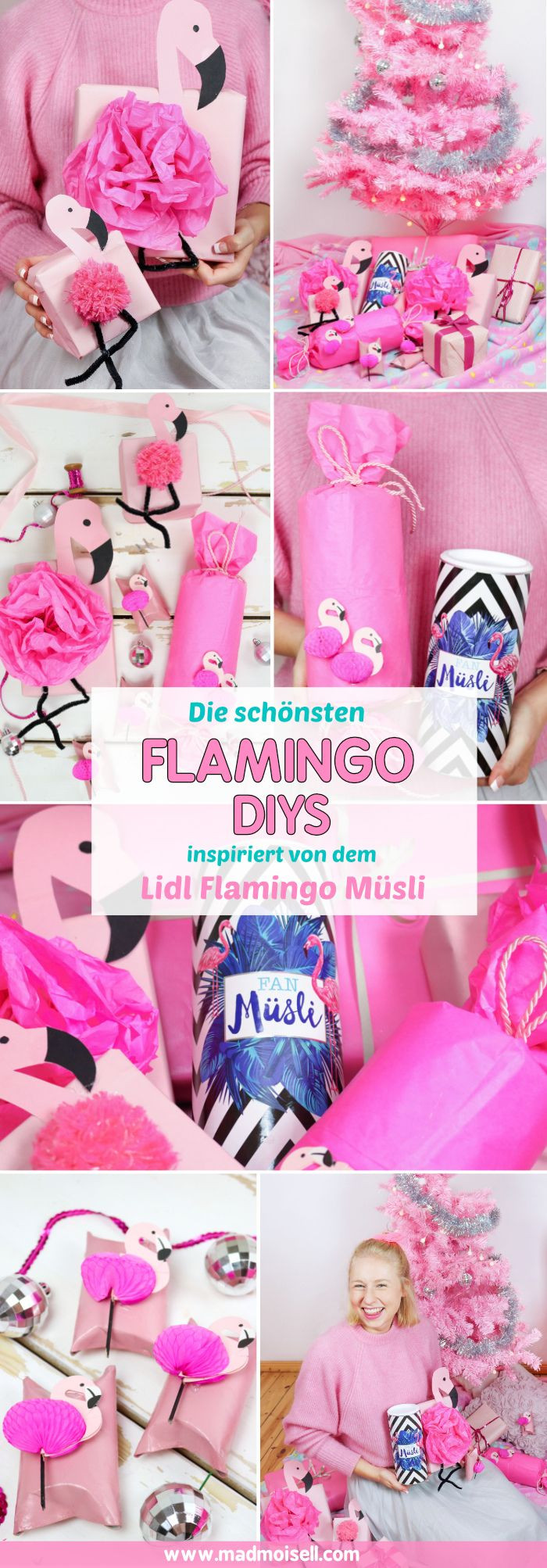 Flamingo Geschenke
 DIY Flamingo Geschenkverpackung basteln 3 kreative