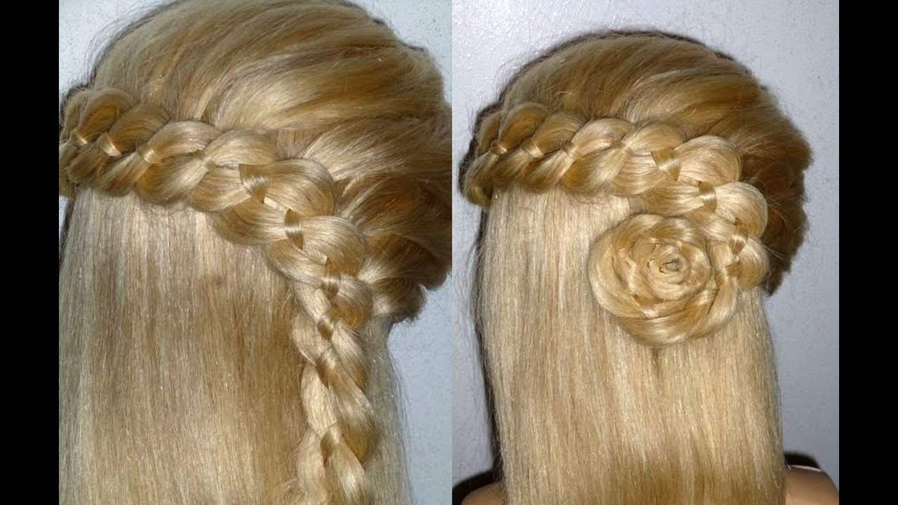 Flechte Frisuren
 Flechtfrisuren Zopffrisuren Haartutorial 4 Strähnen Zopf