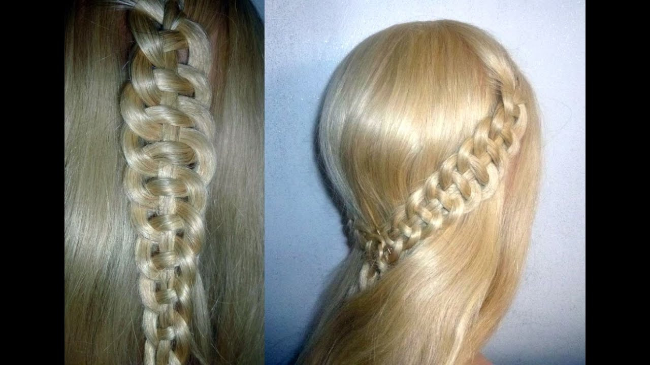 Flechte Frisuren
 4 Strähnen Zopf flechten Flechtfrisuren Braid with 4