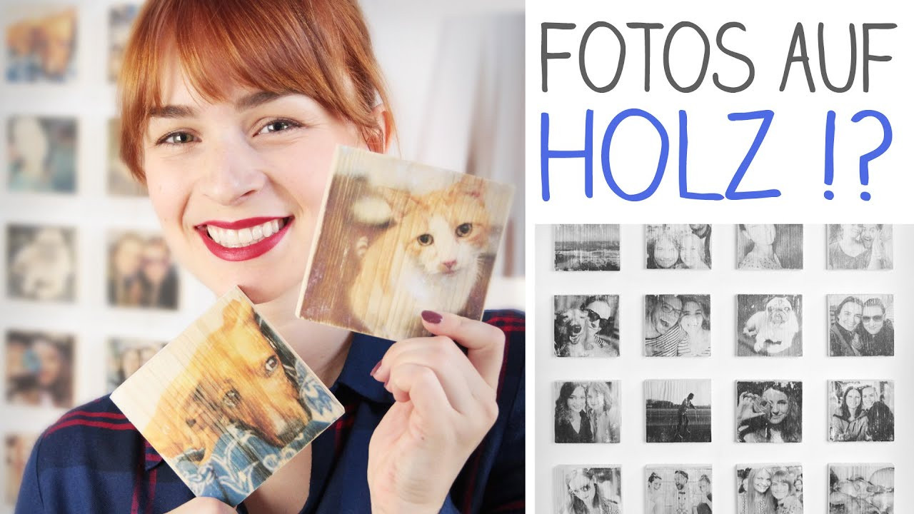 Foto Auf Holz Diy
 DIY Fotos auf Holz übertragen super einfach schnell