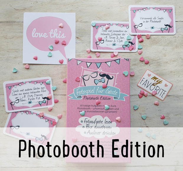 Fotobox Aufgaben Hochzeit
 Fotospiel snaPmee für Hochzeiten booth & Partys