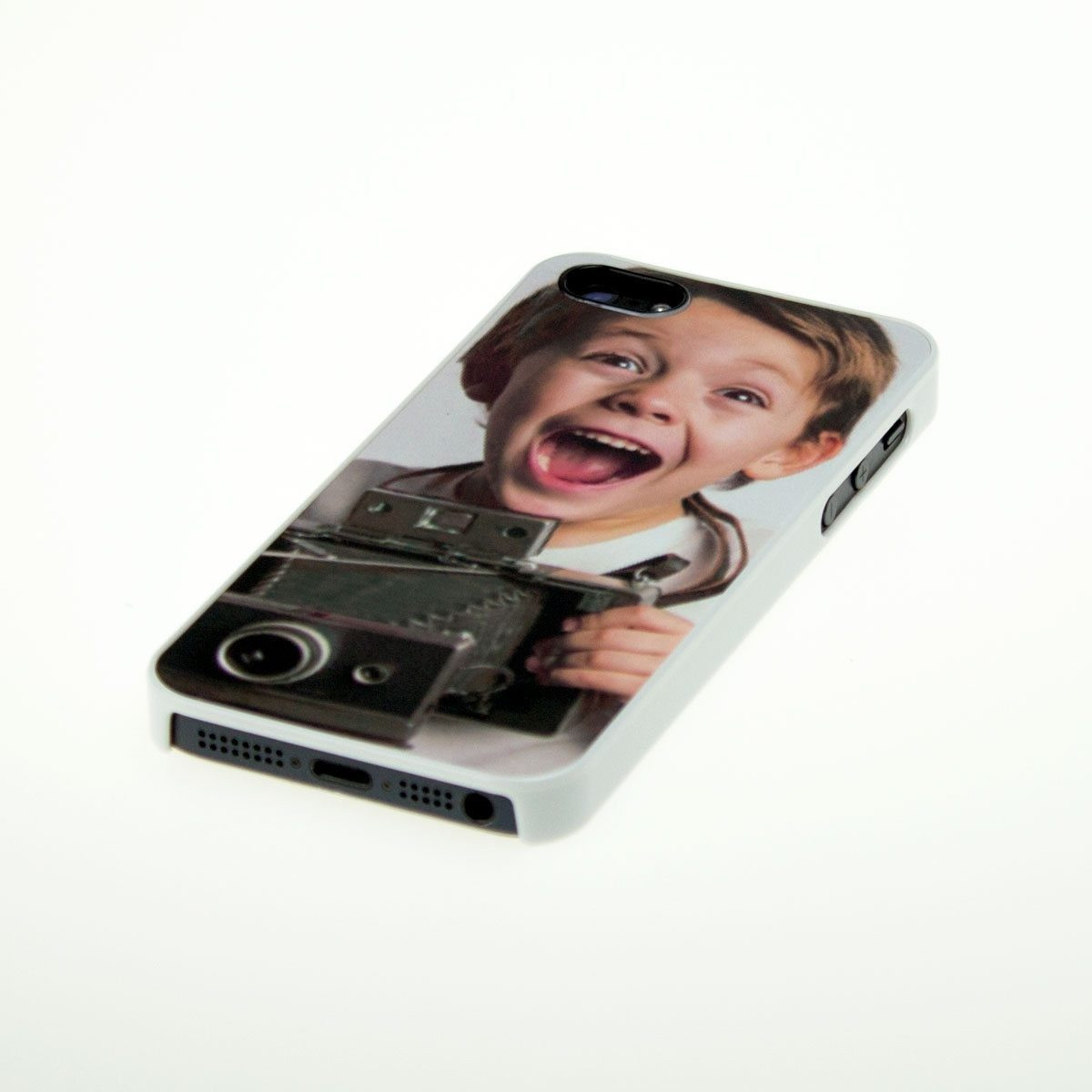 Fotodruck Geschenke
 iPhone 5 Cover mit Fotodruck weiß