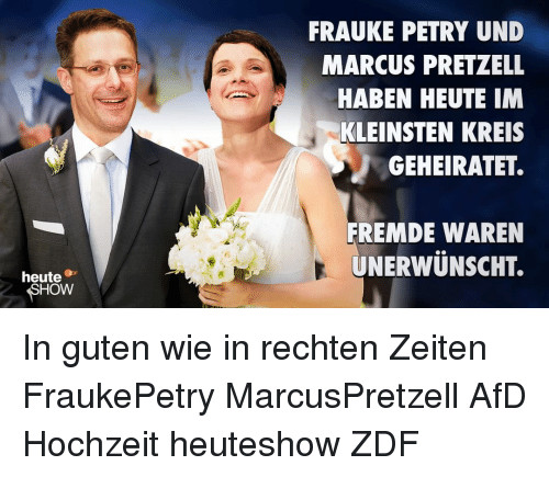 Frauke Petry Hochzeit
 25 Best Memes About Frauke Petry