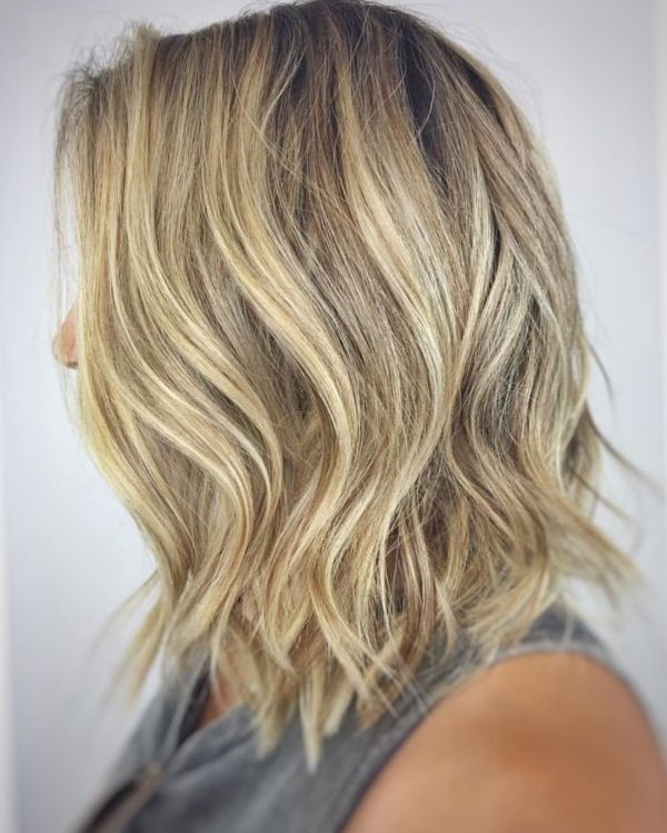 Frisuren Blonde Strähnen
 Frisuren Mittellang Blond Strähnen Idee