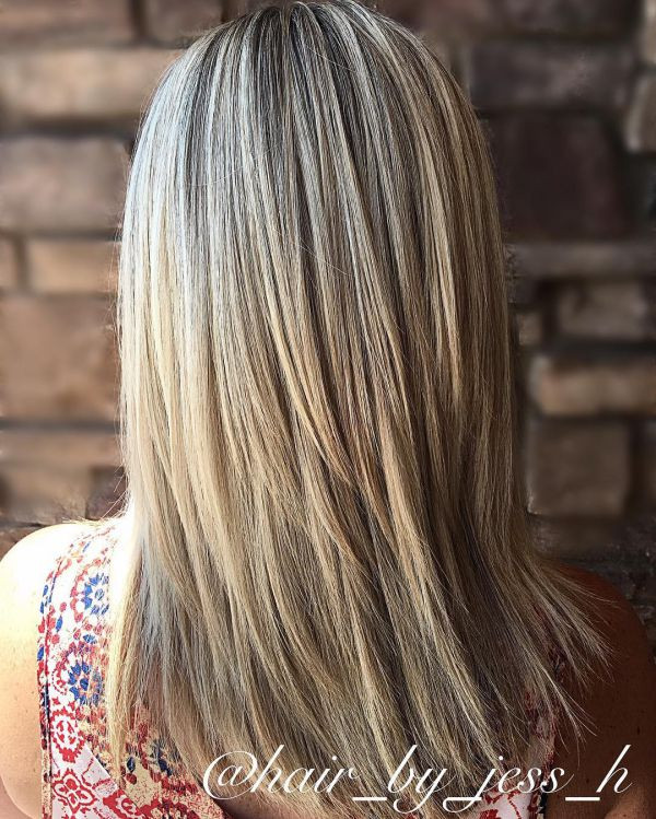 Frisuren Blonde Strähnen
 Frisuren Blond Mit Dunklen Strähnen Frisur