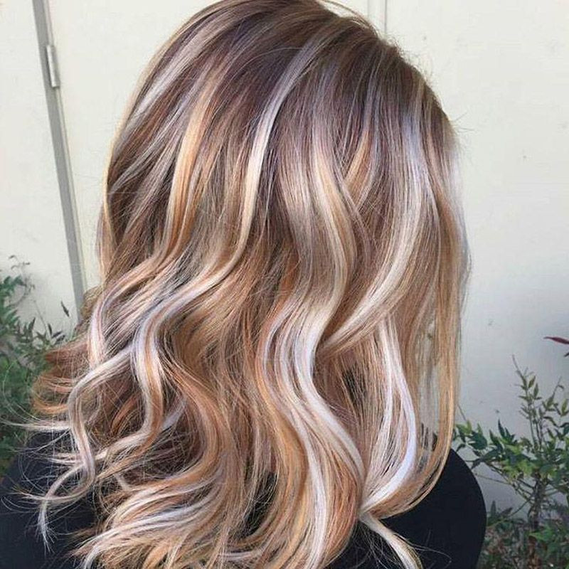 Frisuren Blonde Strähnen
 Haarfarben Blond mit Strähnen 2018 Frisur