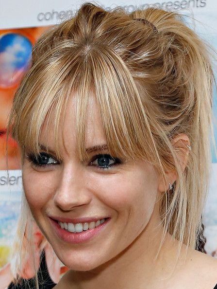 Frisuren Für Die Arbeit
 Sienna Miller Ponytail Hair