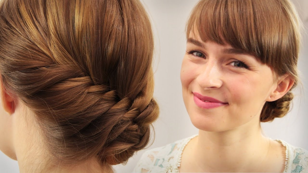 Frisuren Hochzeit
 Haare französischer Fischgrät Frisur für Hochzeit Ball