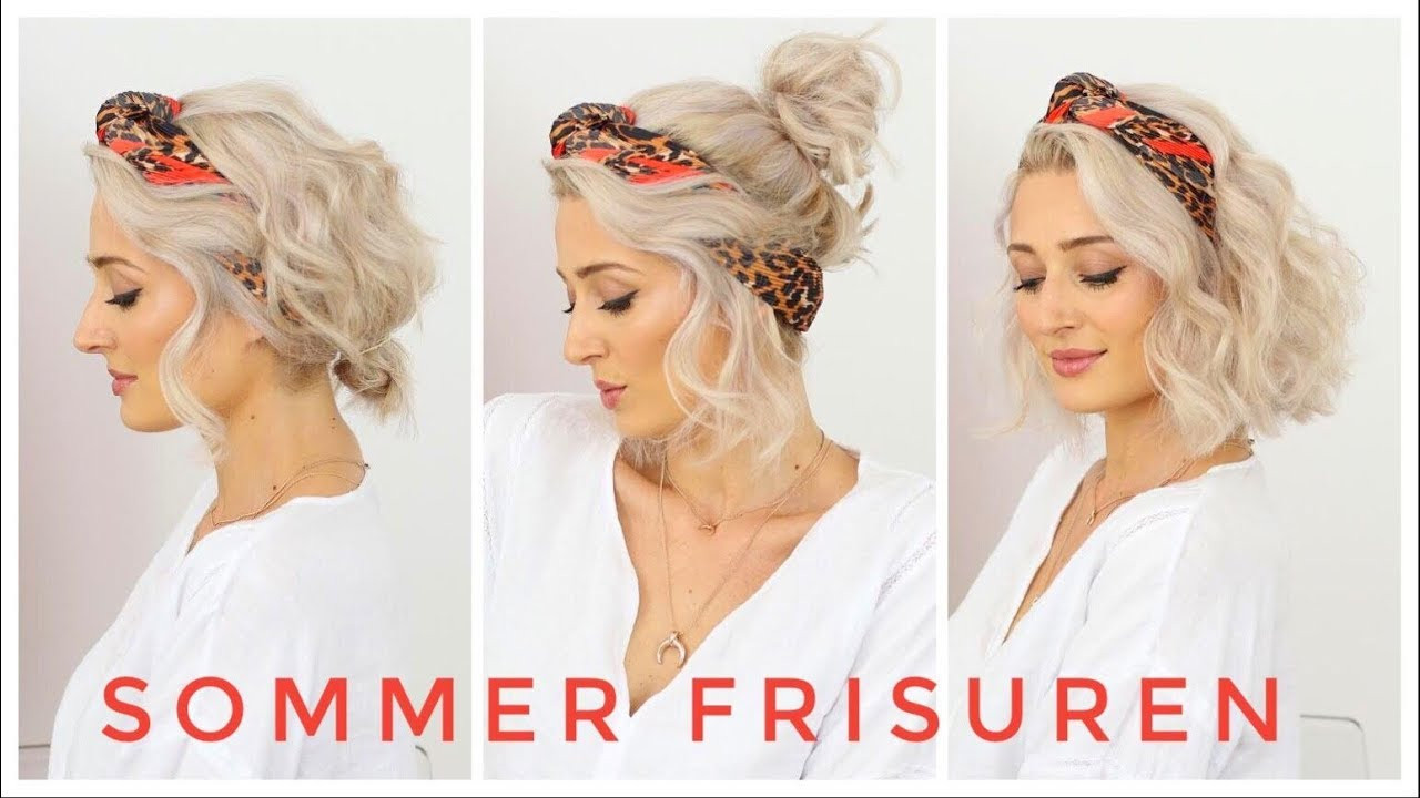 Frisuren Mit Tuch
 Sommer Frisuren mit einem Tuch tragen