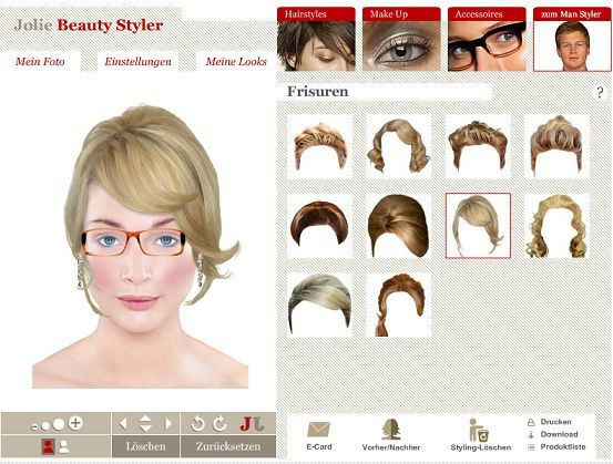 Frisuren Testen Kostenlos
 beautystylerlie Traumfrisur und Make up online