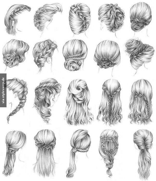Frisuren Zeichnen
 Die besten 25 Haare zeichnen Ideen nur auf Pinterest