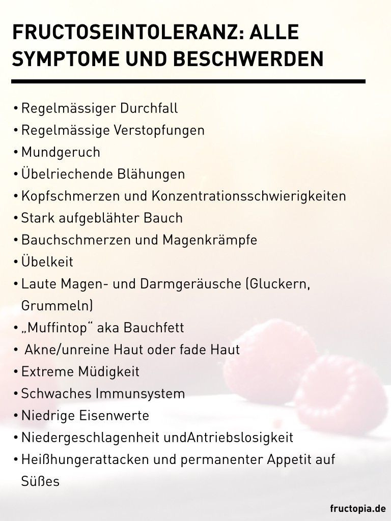 Fructoseintoleranz Tabelle
 Fructoseintoleranz Alle Symptome Und Beschwerden auf