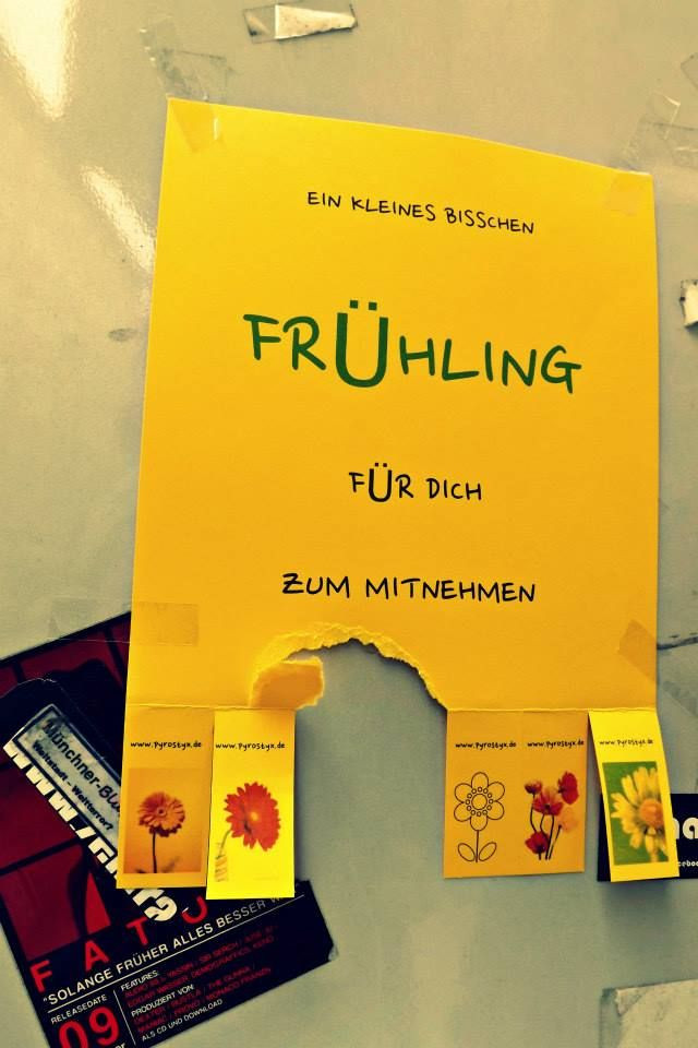 Für Dich Geschenke
 Frühling für dich zum mitnehmen