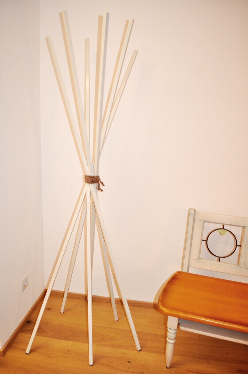 Garderobenständer Diy
 DIY Mikado Garderobenständer