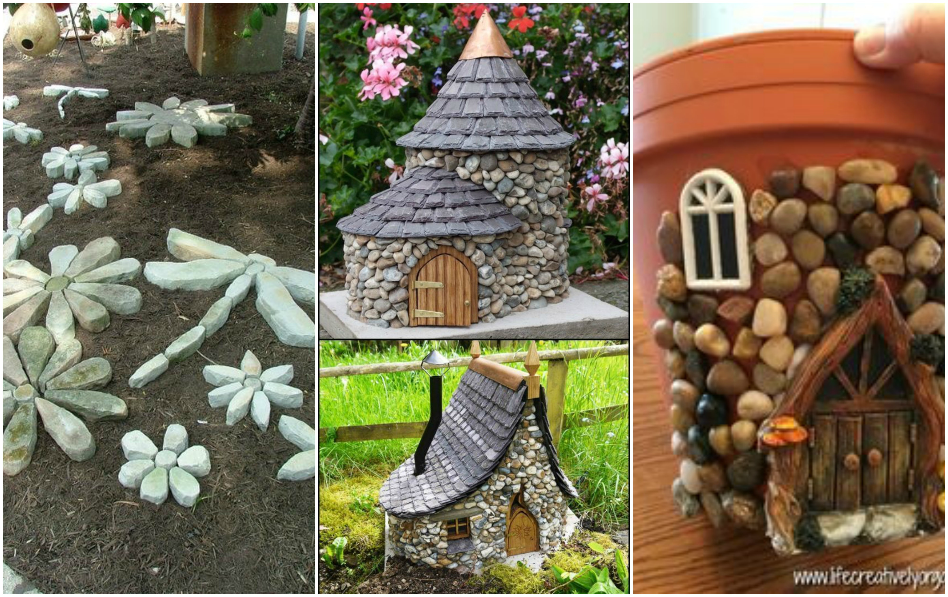 Garten Deko Diy
 Dekoration im Garten fantastische DIY Ideen aus Steinen