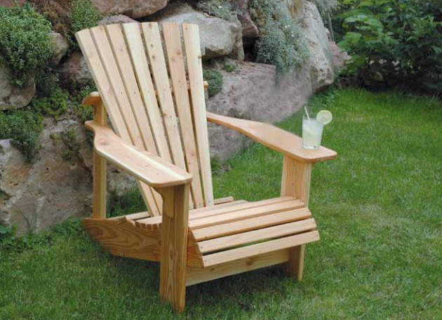 Gartenmöbel Selber Bauen
 Gartenmöbel selber bauen Adirondack Sessel