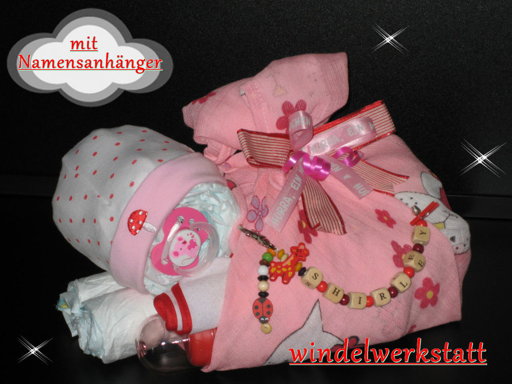 Geburt Geschenke
 Windeltorte Baby Taufe Geburt Geschenke zur Geburt