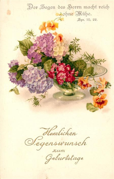 Geburtstag Blumen Bilder
 AK Ansichtskarte Geburtstag Blumen Litho Kat Greetings