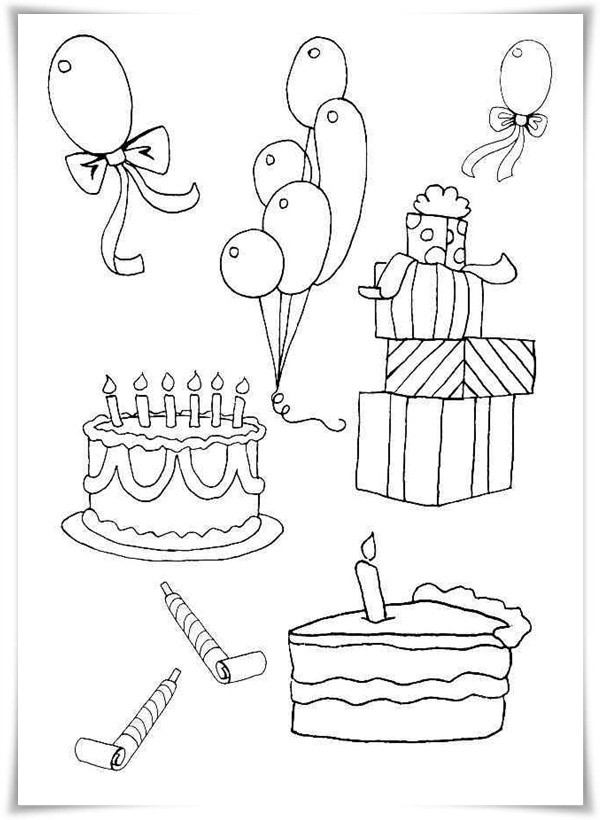 Geburtstags Ausmalbilder
 Ausmalbilder zum Ausdrucken Ausmalbilder Geburtstag