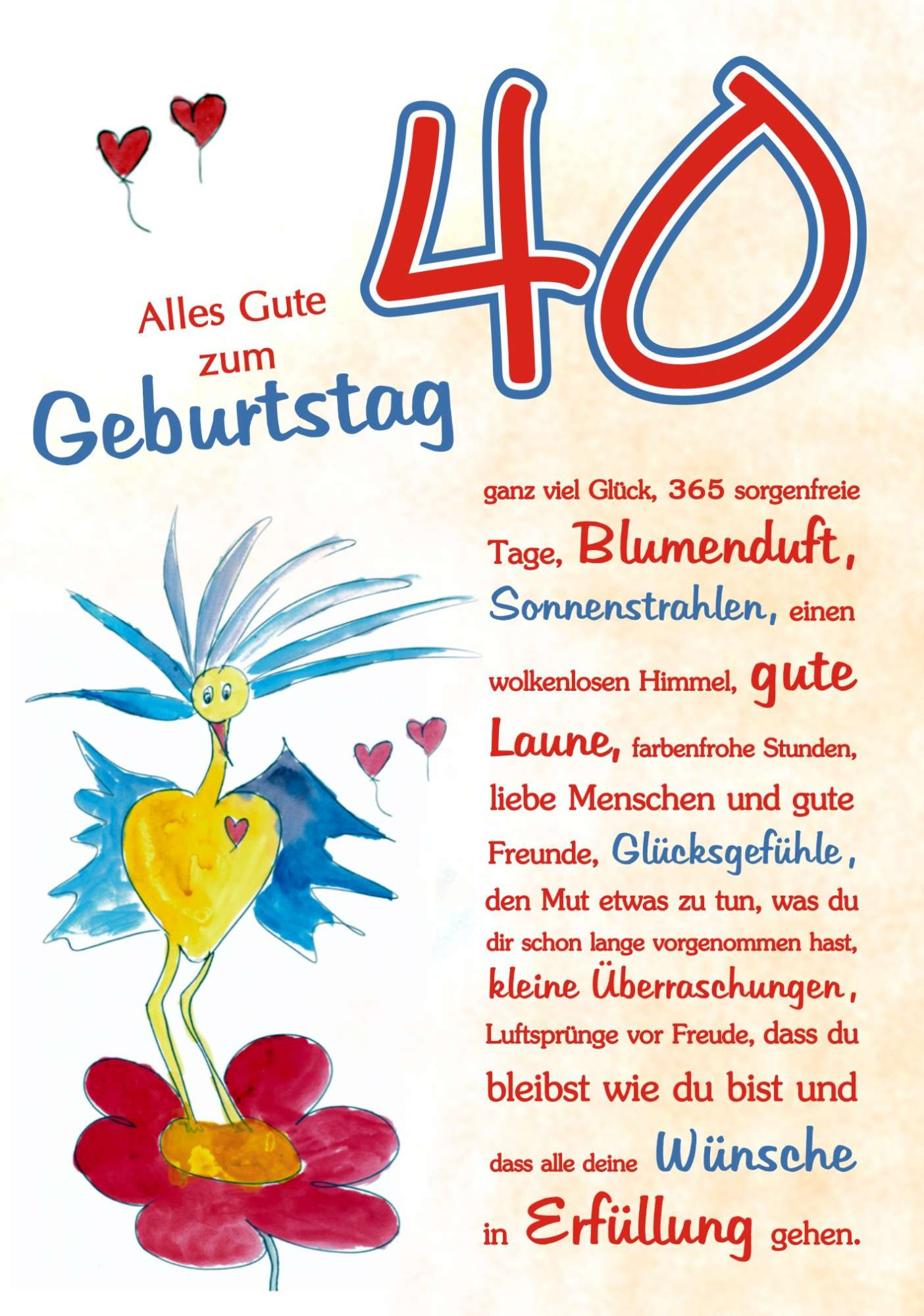 Geburtstagsbilder 40
 40 Geburtstag RSC Karten