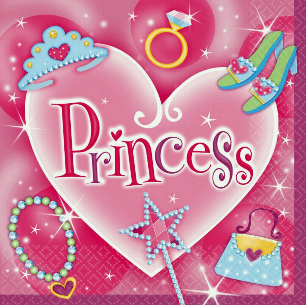 Geburtstagsbilder Mädchen
 Servietten Mädchen Geburtstag mit Prägung Prinzessin Rosa