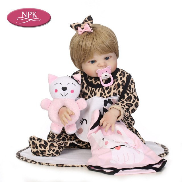Geburtstagsgeschenk Mädchen
 Neuester Entwurf NPK Ganzkörper silikon Reborn Baby DOll