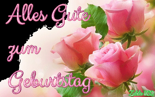 Geburtstagsglückwünsche Gif
 открытка с днём рождения на немецком языке Alles Liebe