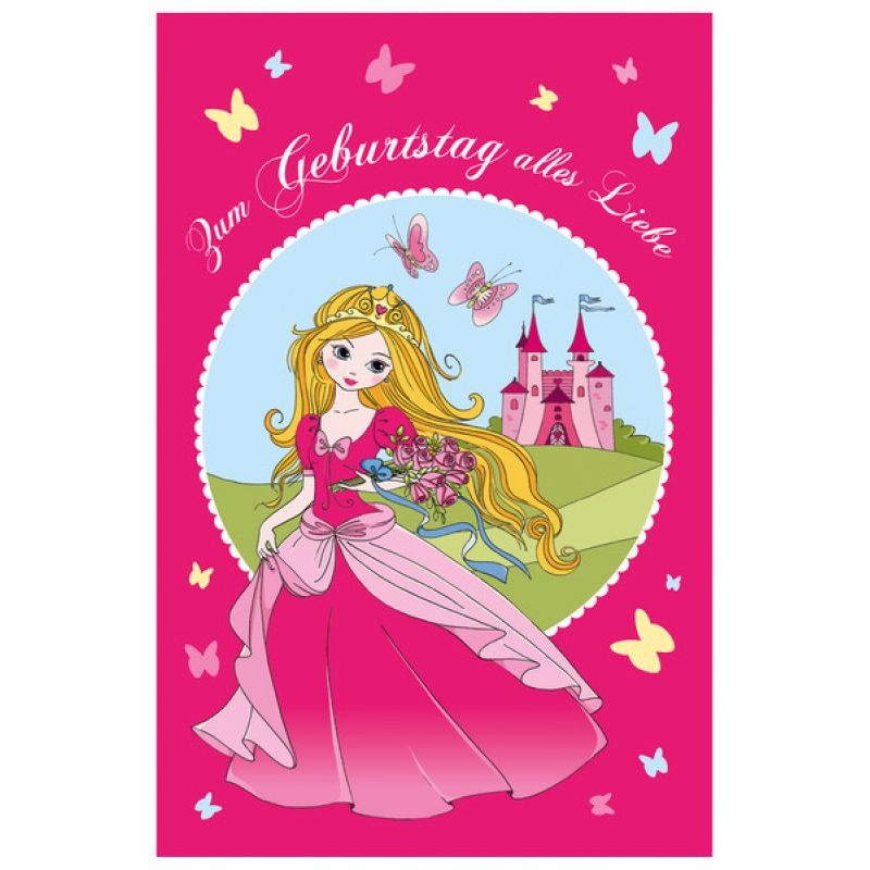 Geburtstagskarten Für Kinder
 SUSY CARD Kinder Geburtstagskarte Princess