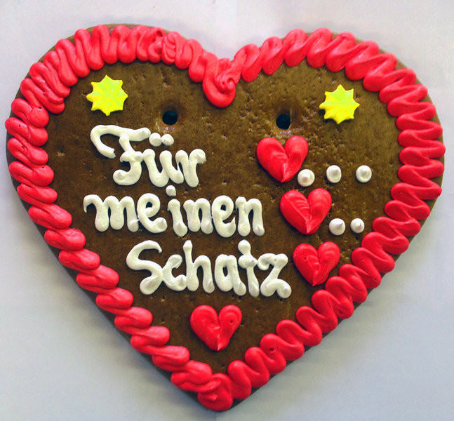 Geburtstagssprüche Für Mein Schatz
 Lebkuchenherz Für meinen Schatz Lebkuchenherzen